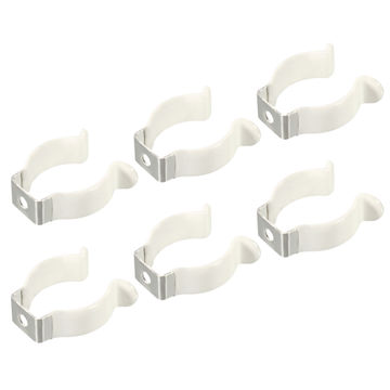 Harfington 6 Stück T8 U-Clip LED-Lichtstreifenclips Röhrenhalter Halterung LED Leuchtstoffröhre Led Streifen Befestigungsklemmen