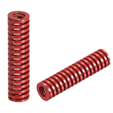 Uxcell 4pcs Yellow Light Load Die Springs 30mm OD 30mm Long Compression Mould Springs For 3D Printers & Electric Parts