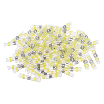Harfington Solder Seal Wires Connectors 160pcs 12-10 AWG Waterproof Heat Shrink Connector for Electronics Outdoor DIY