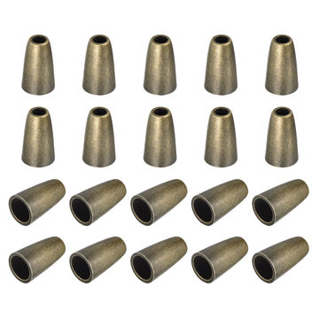 30 Weiße Glocken-Endstopper Aus Kunststoff – Für Kordelzüge, Rucksäcke, Schnürsenkel & DIY