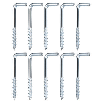 Harfington Uxcell 50mm/1.97" Ceiling Hooks Cup Hook Screw-in Hanger for Indoor and Outdoor 50pcs