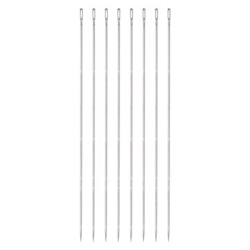 30 Perlennadeln Aus Edelstahl, 1,6 Mm Dick & 17,8 Cm Lang – Mit Großem Öhr, Für Perlenarbeiten & Handwerk