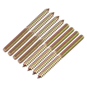 41 Pack 1/4-20" Hanger Bolts 5Sizes 1-3 Inch Include1 Pcs Hanger Bolt Driver Double Headed Bolts Wood Dowel Screw Self Tapping Screw Furniture Screws