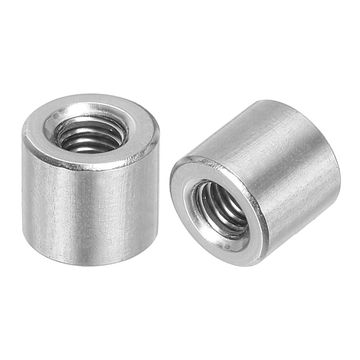 5pcs Hex Rod Coupling Nuts, M4 Threaded Rod Connectors 304 Stainless Steel Coupler Joint Sleeve Extension Nuts(M4x8 - View #5