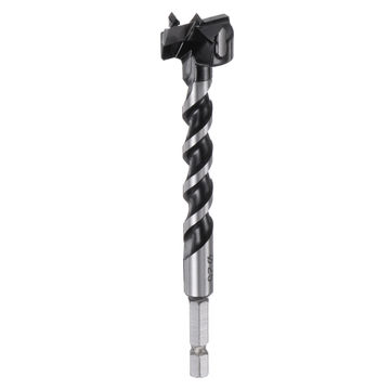 HARFINGTON 2pcs 15/32 (12mm) Forstner Drill Bit – High Speed Steel Multi-Tooth Bit With Round Shank For Wood, Plywood & Plastic