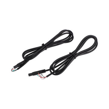 Harfington für Monitor und Backup Rückfahrkamera Video Kabelverlängerung Backup Kamera 4Pin männliches Videokabel 1,2m/3,94ft Schwarzer Kunststoff, Metall