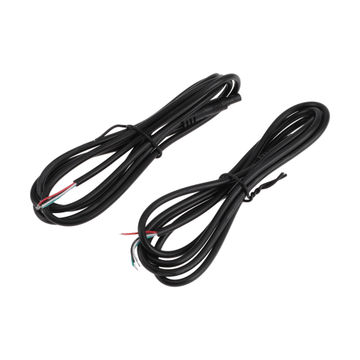 Harfington für Monitor und Backup Rückfahrkamera Video Kabelverlängerung Backup Kamera 4Pin Weibliches Videokabel 1,2m/3,94ft Schwarzer Kunststoff, Metall