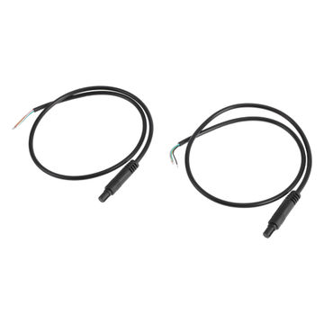 Harfington für Monitor und Backup Rückfahrkamera Video Kabelverlängerung Backup Kamera 5Pin Female Video Kabel 0,5m/1,64ft Schwarz Kunststoff, Metall