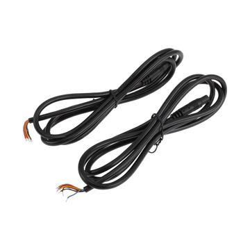 Harfington für Monitor und Backup Rückfahrkamera Video Kabelverlängerung Backup Kamera 8Pin männliches Videokabel 1,2m/3,94ft Schwarz Kunststoff, Metall