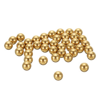 40pcs Precision Solid Brass Bearing Balls – 1/2" Industrial Brass Spheres By Zaplyte