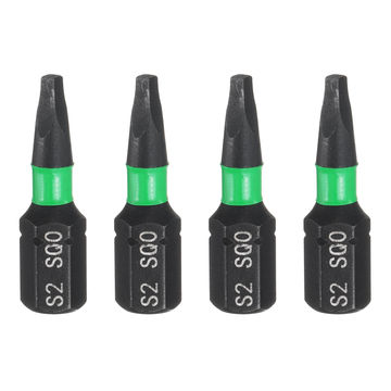 4pcs T27 Magnetic Torx Screwdriver Bit 1/4