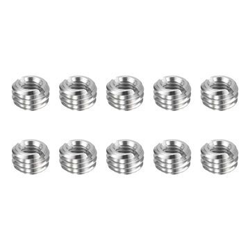 10pcs Thread Repair Insert Nut Adapters Reducer M6x1 To M4x0.7, 9.5mm - Silver - Bed Bath - View #5