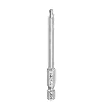 Harfington PH2 Phillips Screwdrivers Bits 1/4" Hex Shank 3" Long 0.18" Rod Magnetic