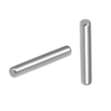 uxcell 50Pcs 3mm x 35mm Dowel Pin 304 Stainless Steel Shelf Support Pin Fasten Elements Silver Tone 