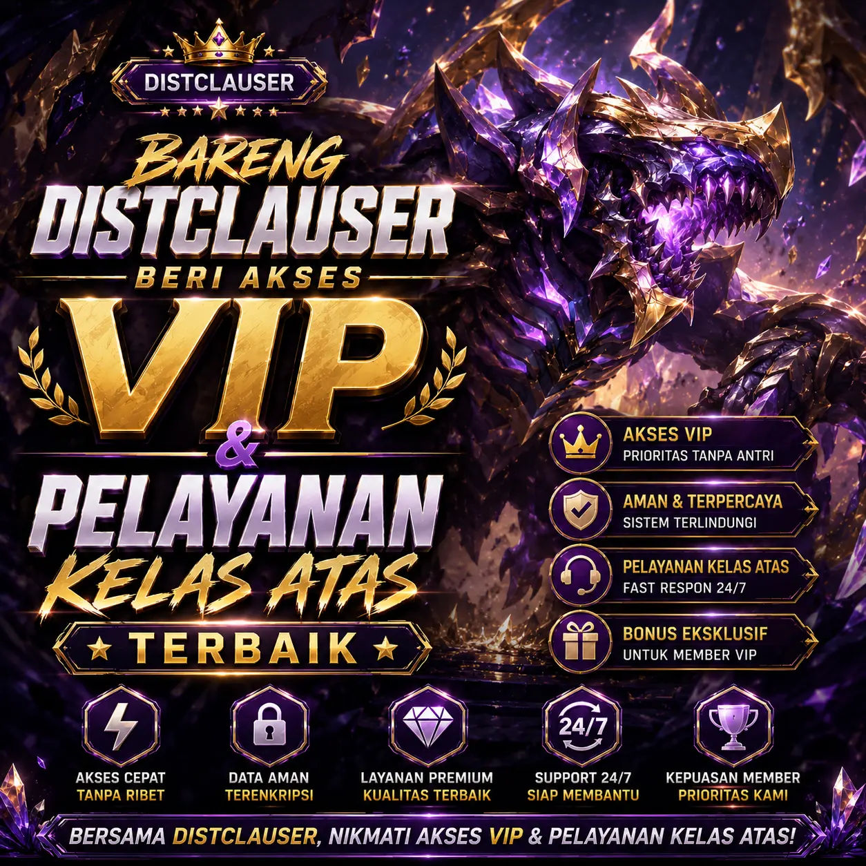 GARUDA55 - GARUDA 55 Bareng Distclauser Beri Akses VIP & Pelayanan Kelas Atas Terbaik image 1