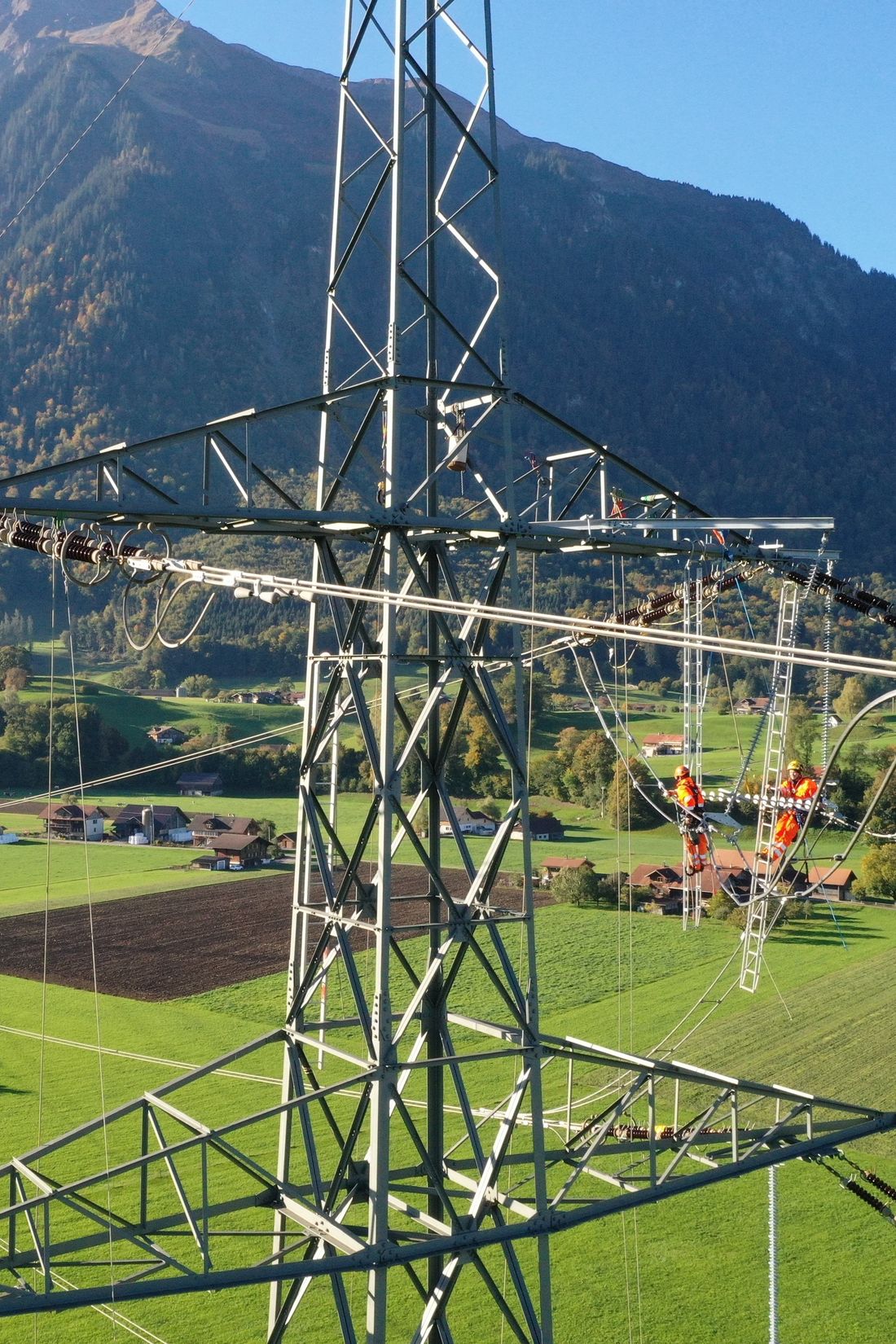 Spannungsumstellung 380 kV Bickigen – Chippis