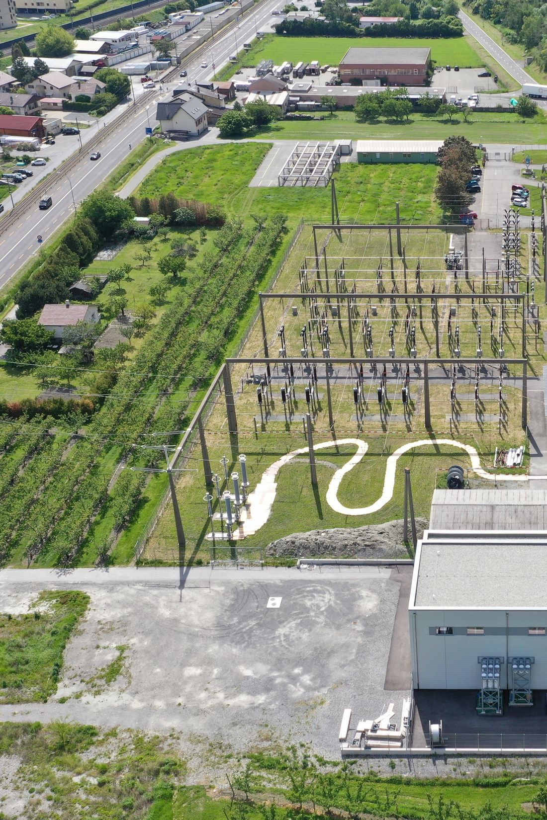 Neubau schlüsselfertiges 380-kV-Unterwerk La Bâtiaz Neubau schlüsselfertiges 380-kV-Unterwerk La Bâtiaz