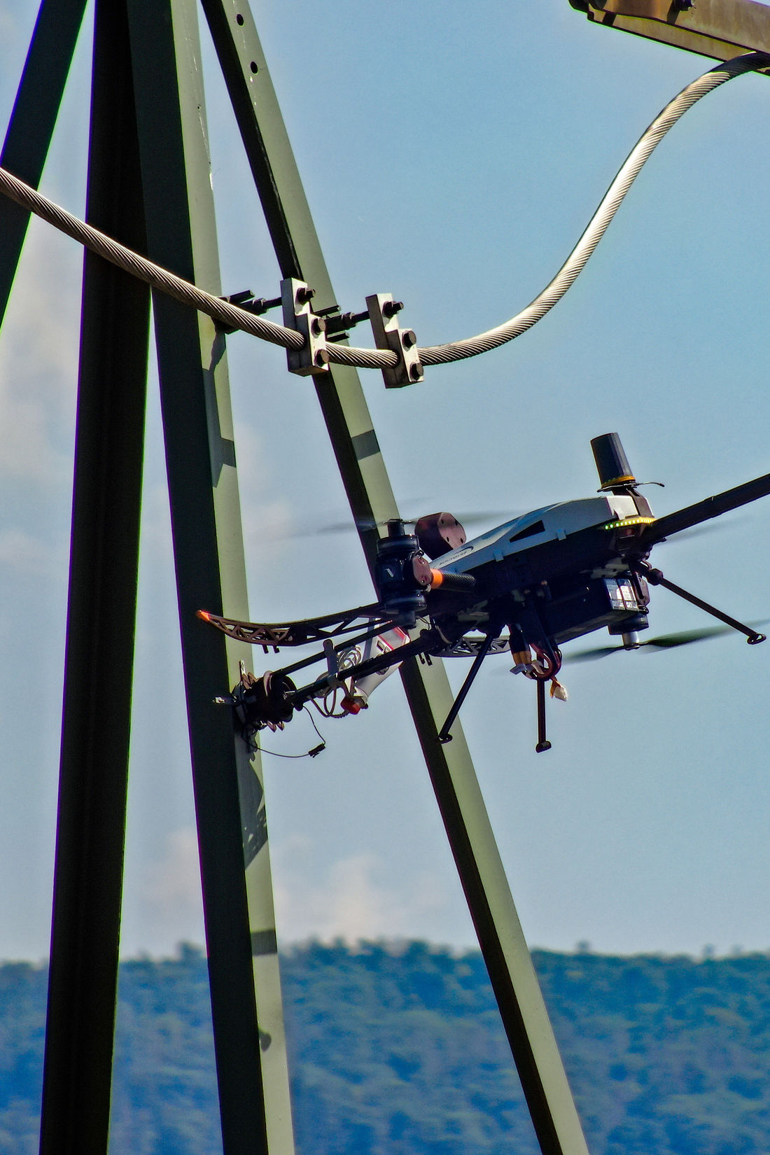 Ispezione delle linee tramite drone