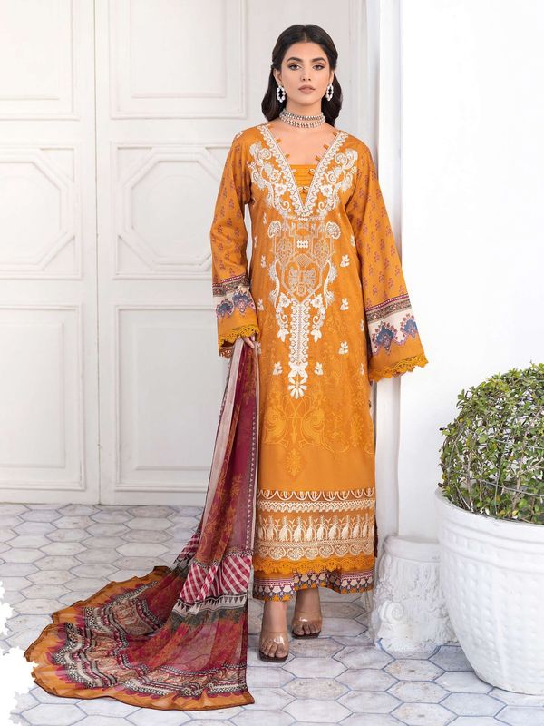 MASHAAL LUXURY LAWN VOL-06 L-609