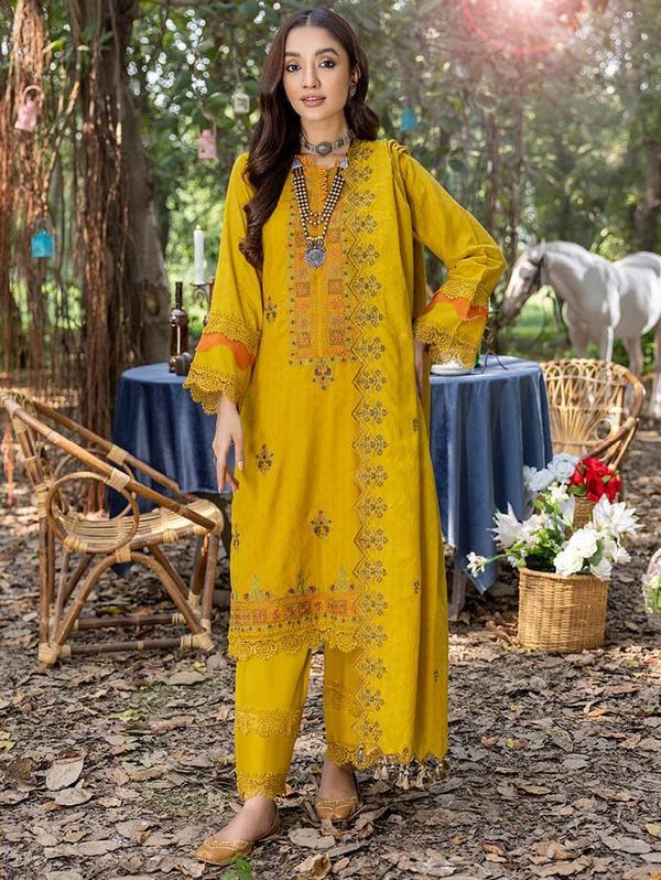 Sunshine Bloom Embroidered Cutwork Edition Design - 04