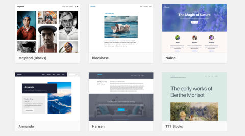 WordPress screenshot