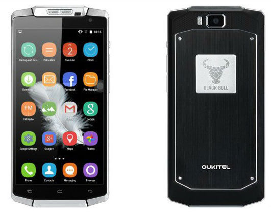 Oukitel K10000 - pitkäkestoisella akulla varustettu, painava ja hivenen kolho Android-puhelin.