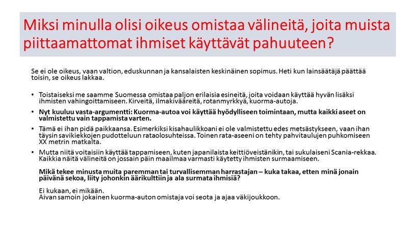 Usein kysyttyjä kysymyksiä, osa 2. #FAC #UKK