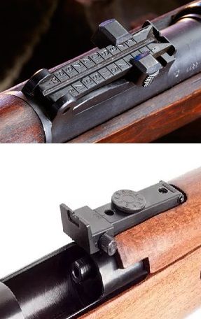 Alkuperäinen oikean K98 Mauserin tähtäin on hieno instrumentti. Alempi Dianan versio on... no, ilmakivääritähtäin.