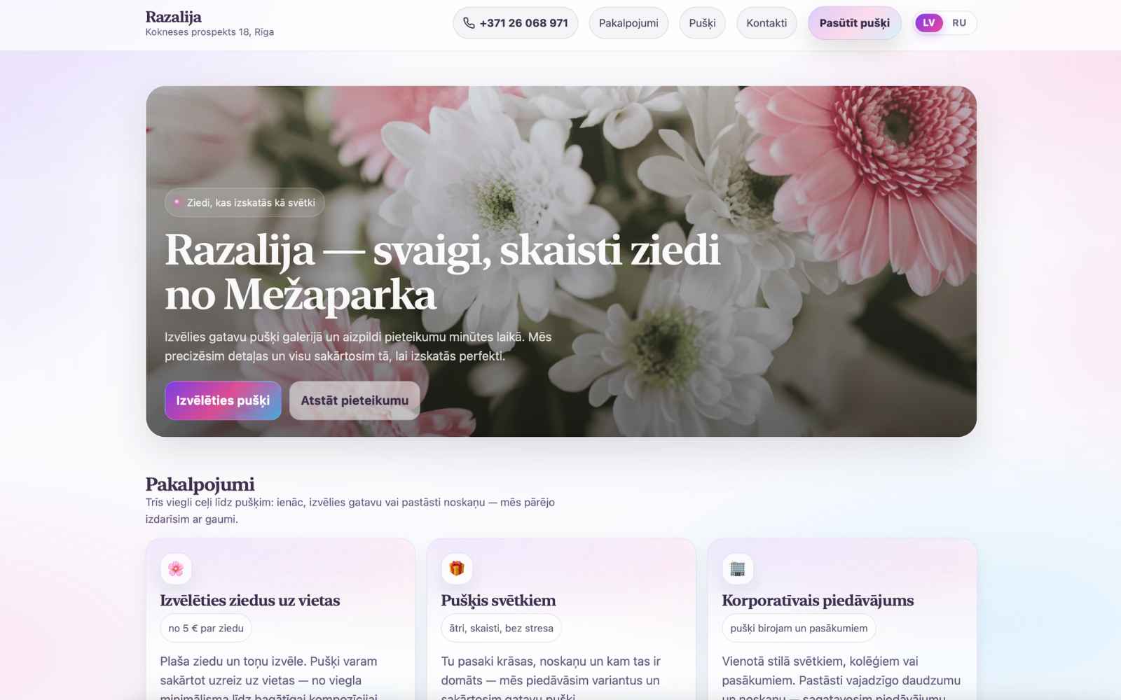 Razalija flower shop