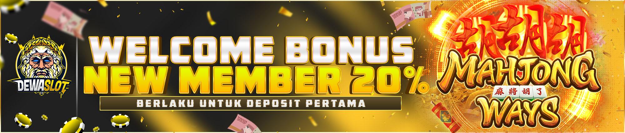 WELCOM BONUS MEMBER BARU