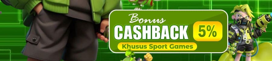 BONUS CASHBACK SPORTS 5%