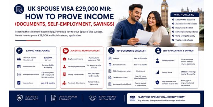 UK Spouse Visa £29000 MIR Documents: Income Proof Guide