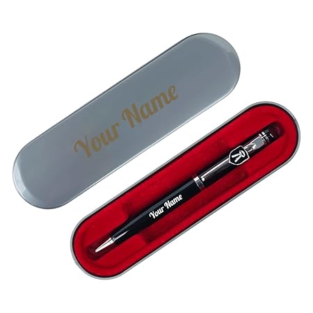 Giftana Personalized Lawyer Pen with Name Engraved with Box on Both, Customized Name Lawyer Clip Premium Metal