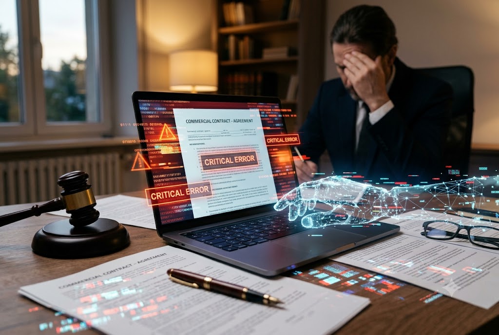 THE RISKS OF USING AI FOR COMMERCIAL CONTRACT DRAFTING