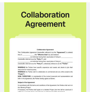 Collaboration Agreement-Developer