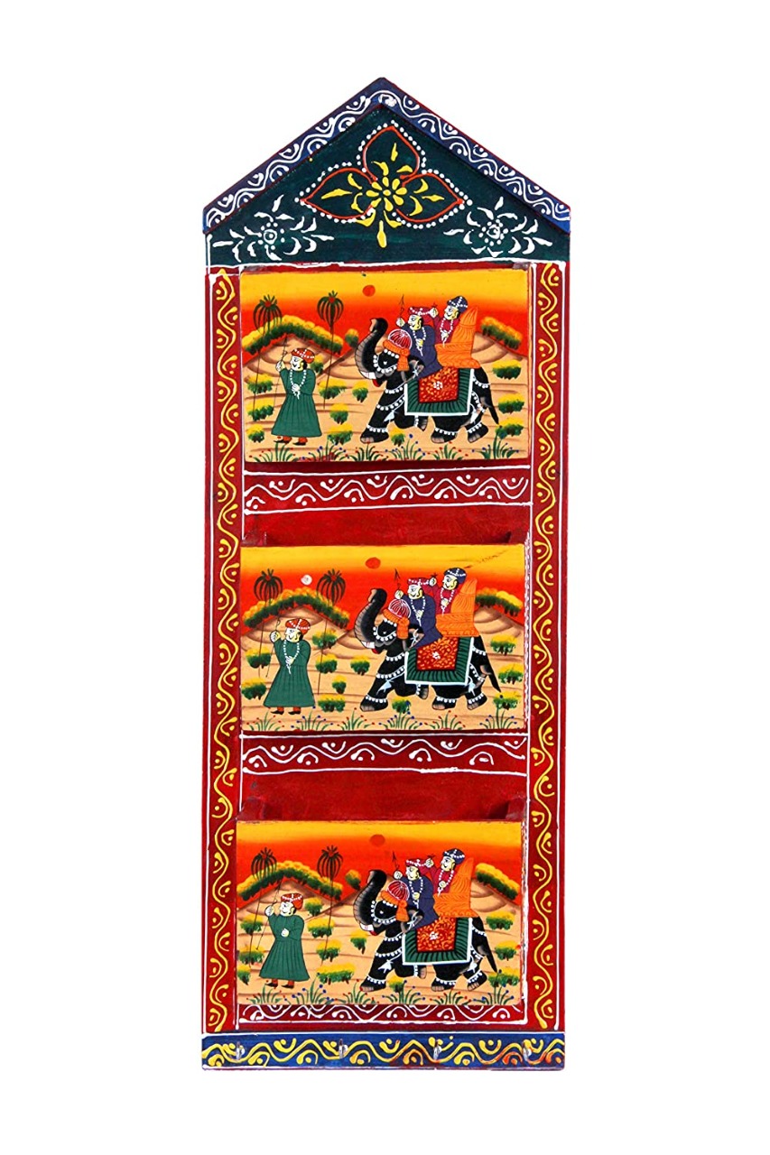 Hand Painted Office Newspaper - Magazine holder