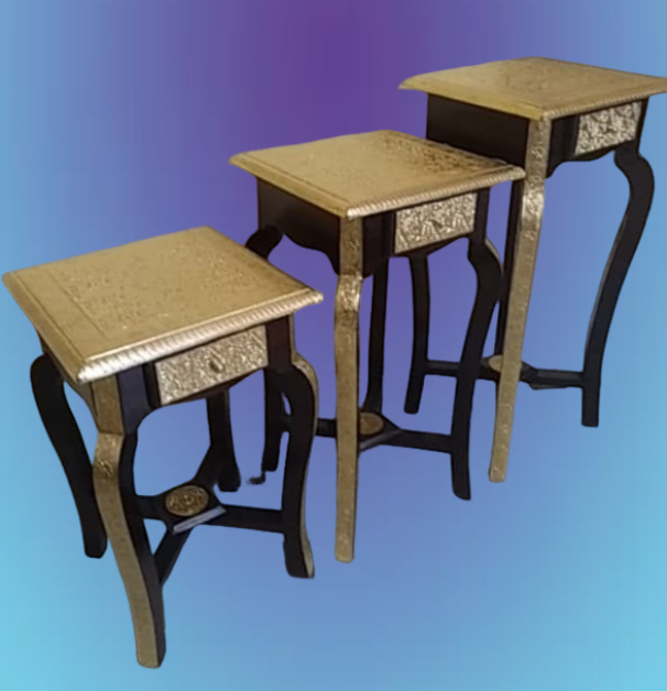 Wodden Antique Table Corner Bedsite