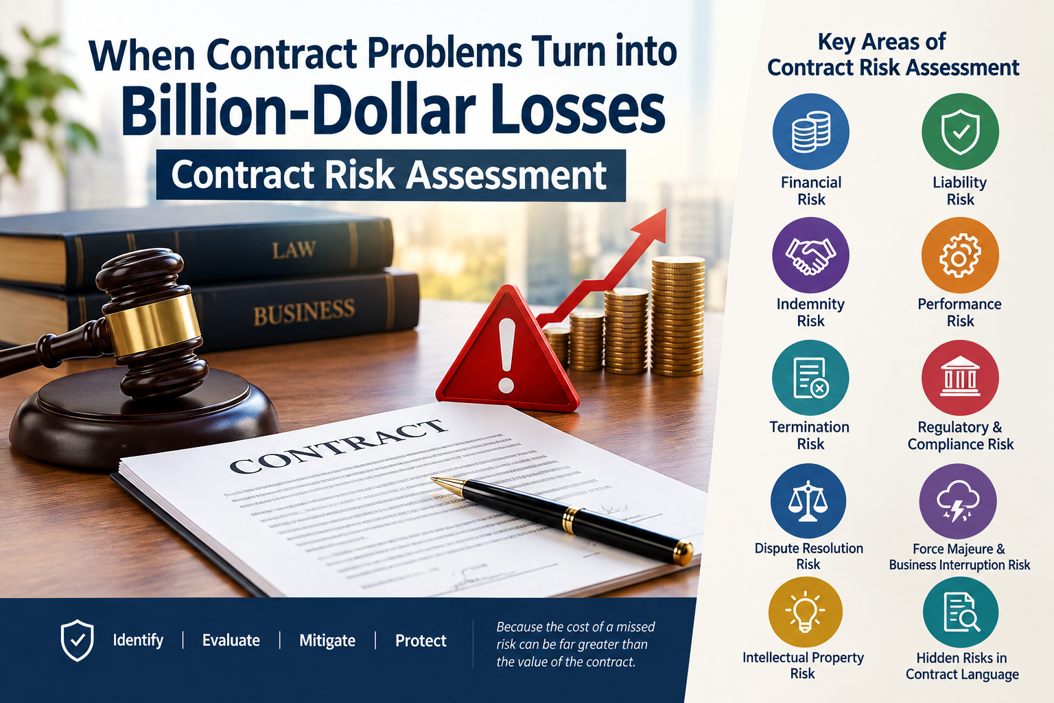 WHEN CONTRACT PROBLEMS TURN INTO BILLION-DOLLAR LOSSES:- Contract Risk Assessment