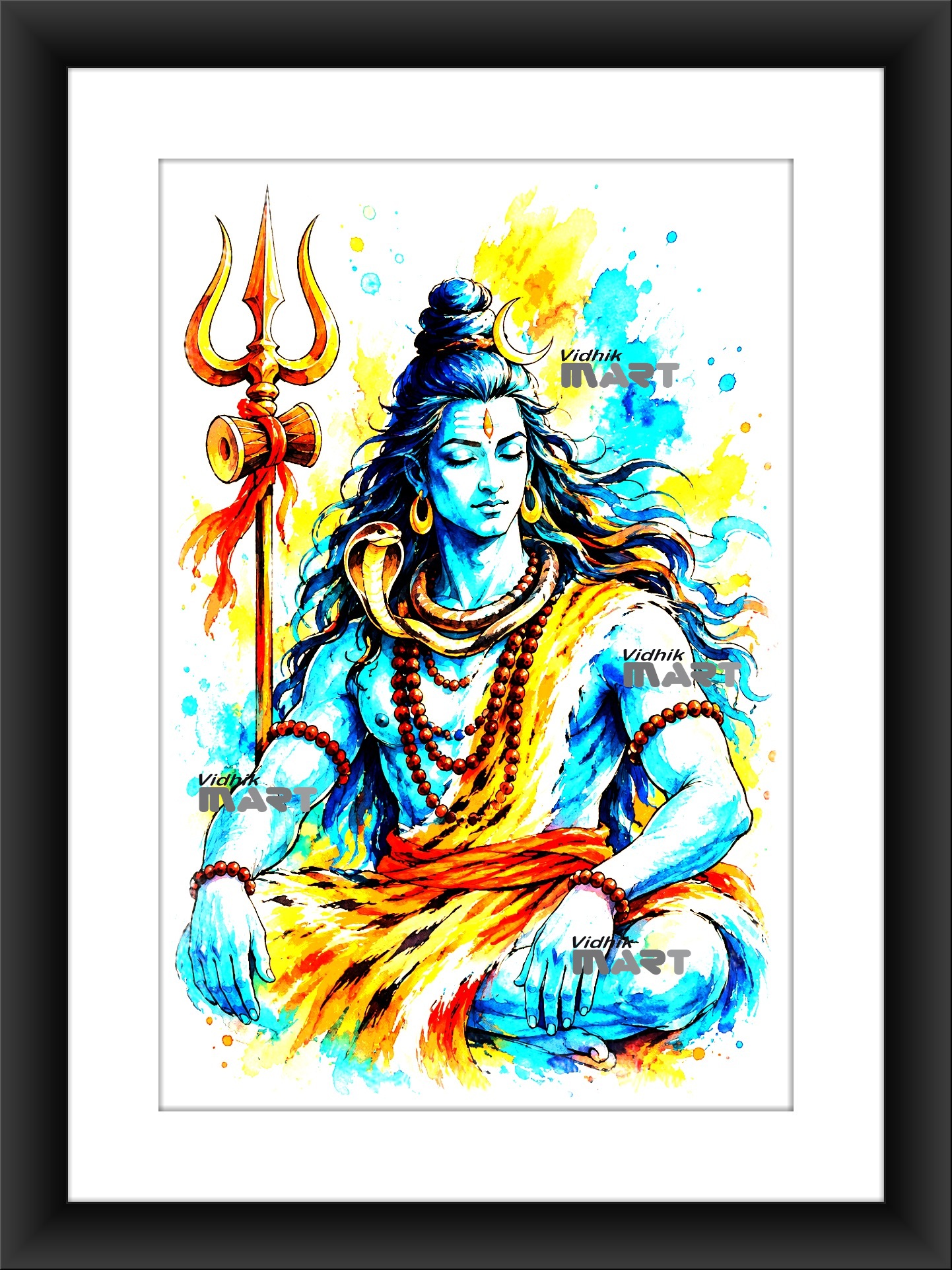 Lord Shiva Water Colour 01