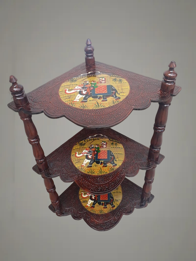 Rajasthani Rack - Antique Handmade Elephant Design