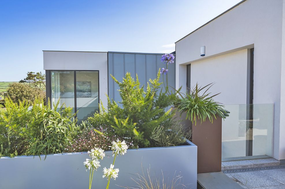 Coastal resistant PPC finishes for planters