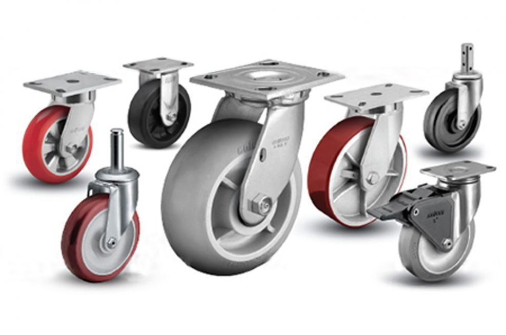 Castor wheels for planters