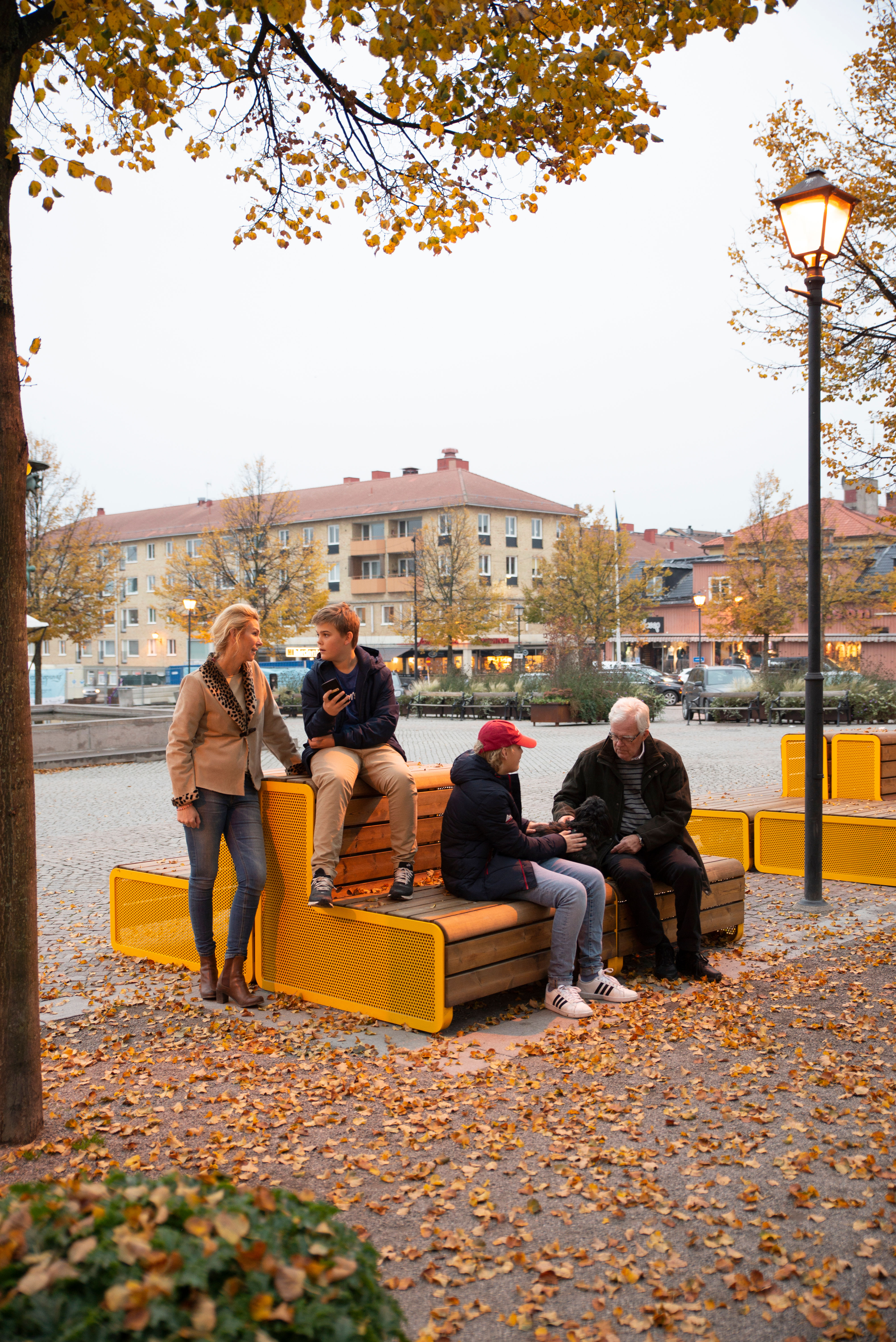 Chill Out bench in town centre