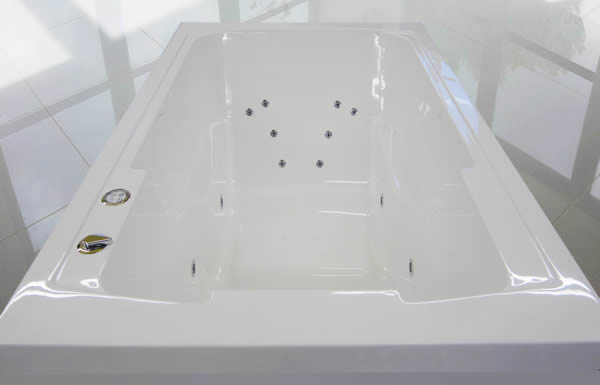 Nirvana Deep Soaking Tub with Electronic Hydrotherapy System