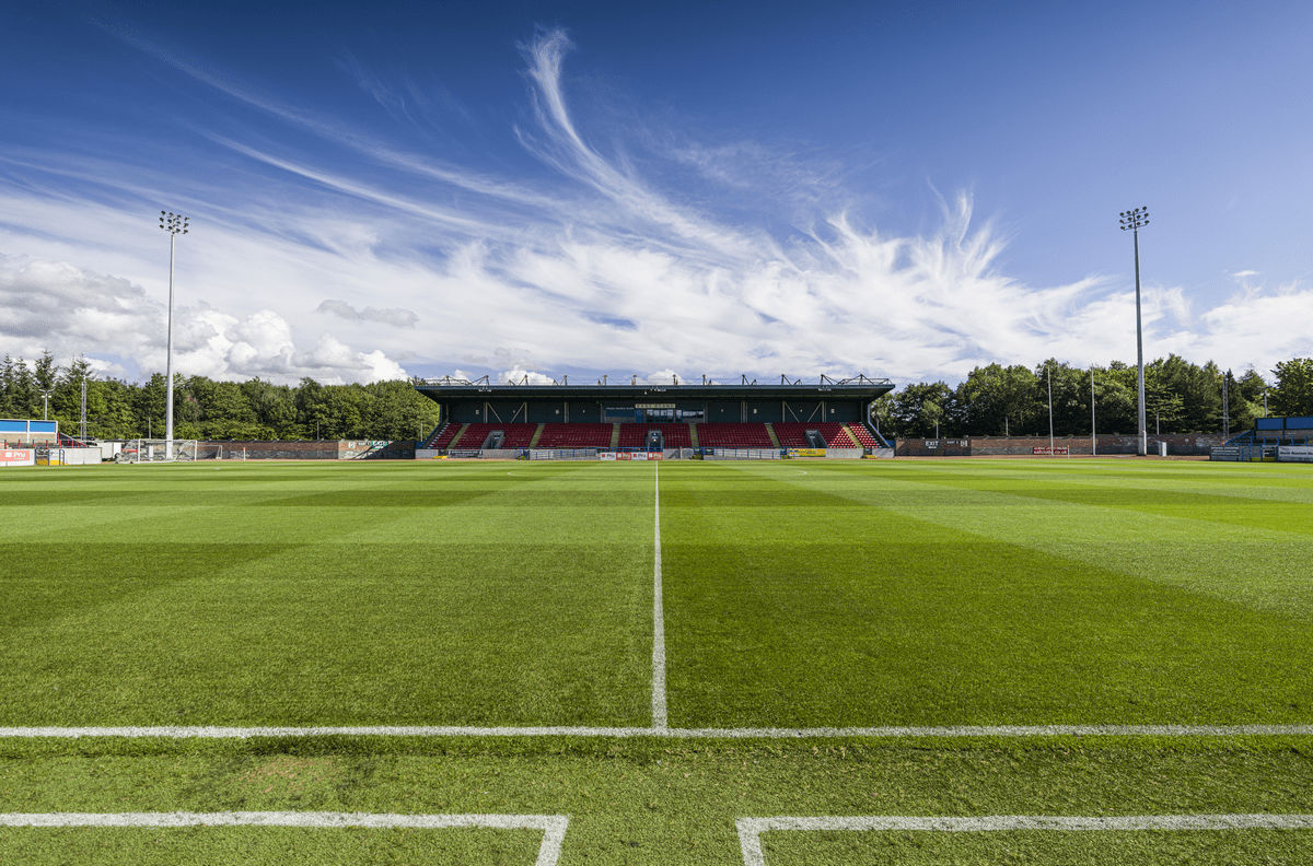 Football pitch maintenance for Stirling Albion Football Club