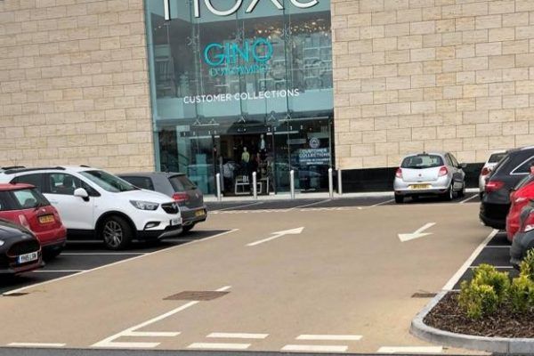 Resin bound surfacing for car park at Thorpe retail park