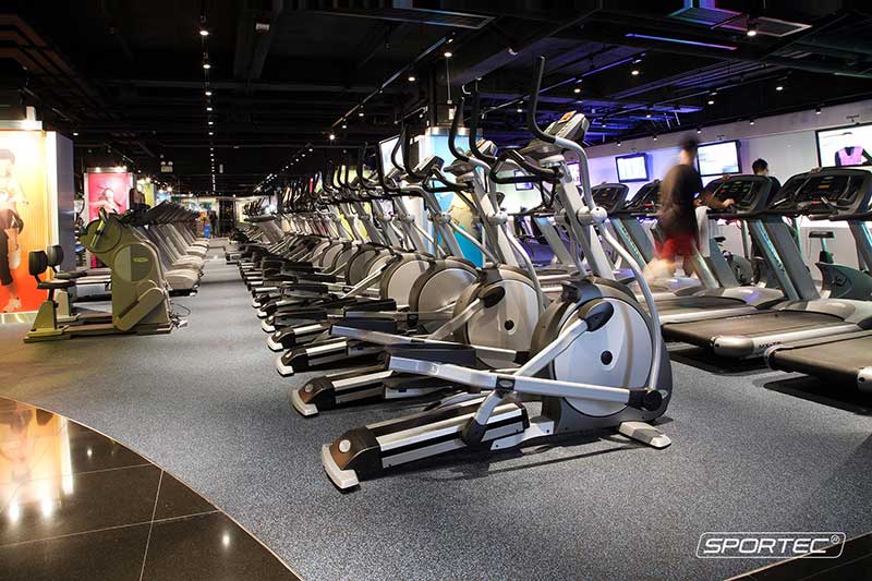 Treadmills can have a notable impact on gymnasium acoustics