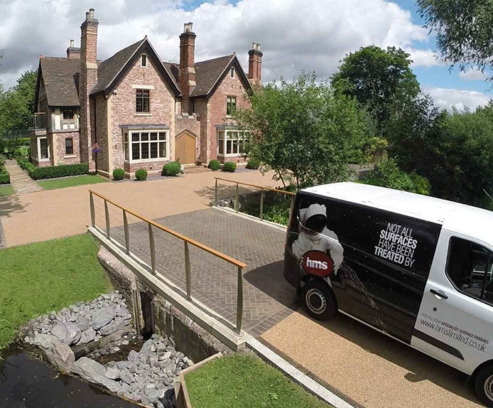 Resin bound paving