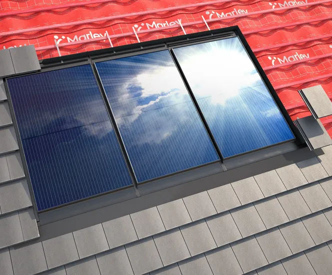 Marley SolarTile® 335W integrated solar roof covering