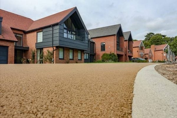 Domestic and commercial decorative paving with NatraTex